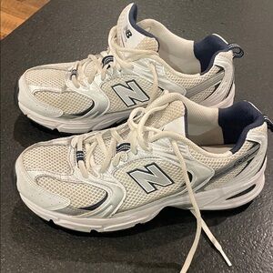 New Balance 530 Navy and Silver